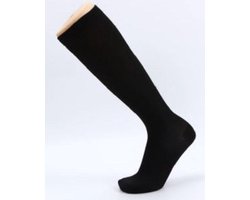 Steunkous - Compressie Kous - Support - Compression Stockings - Maat S/M - Zwart