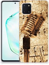 Siliconen Hoesje met foto Geschikt voor Geschikt voor Samsung Galaxy Note 10 Lite Bladmuziek