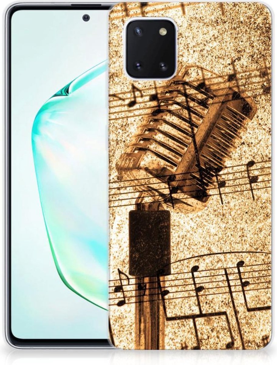 Samsung Galaxy Note 10 Lite Siliconen Hoesje met foto Bladmuziek
