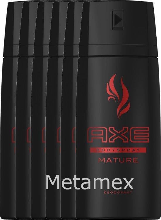 affix Terugspoelen begaan AXE Mature Deodorant - 6 x 150 ml - Voordeelverpakking | bol.com