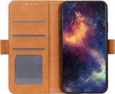 Casecentive Magnetische Leren Wallet case - Portemonnee hoesje - Galaxy A71 tan