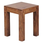 Bijzettafel - Salontafel - Landelijk - Handgemaakt - Hout - 35x35x45 cm