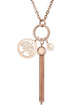 Tamaris - Bella Collier met drie elementen im Hanger - Dames - TJ002 - gold