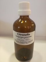 Kruidenweide Citronella olie 100% - 100 ml - Etherische olie