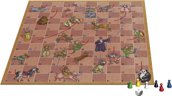 Thumbnail van een extra afbeelding van het spel Spellen van toen: Circus / Slangen en Ladders