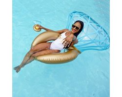 Opblaasbare Zwemring Voor Volwassenen – Sterrenhemel Design Met Pailletten – Incl. Handvat – Maat 75 Cm – Voor Zwembad & Strand