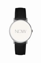 NOW Watch  |  Zwart  |  Bold Collectie  |  Horloge zonder tijd  |  Armband  |  Mindfulness  |  Sieraad met betekenis