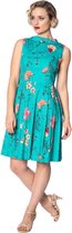 Dancing Days Korte jurk -M- PEACOCK BAROQUE Blauw