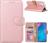 Xssive Hoesje voor Huawei P30 Pro - Book Case - Rose Goud