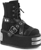 Demonia Enkellaars -36 Shoes- DAMNED-116 Zwart