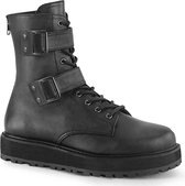 Demonia Enkellaars -40 Shoes- VALOR-250 Zwart