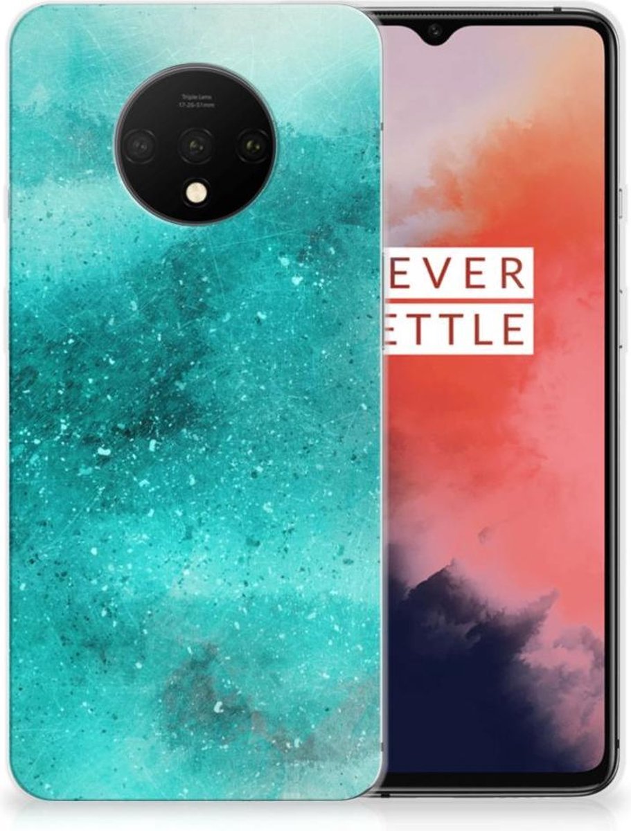 Hoesje maken OnePlus 7T Painting Blue
