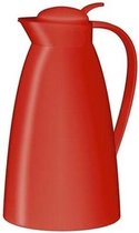 Thermoskan/isoleerkan rood 1 liter - Koffiekannen/theekannen/isoleerkannen/thermoskannen - Koffie/thee meenemen