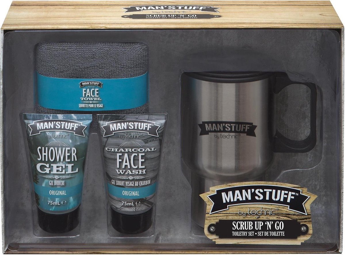 Goedkoopste Technic Man'Stuff Scrub Up & Go Toiletry