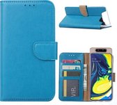 Xssive Hoesje Samsung Galaxy A80 - Book Case - Turquoise
