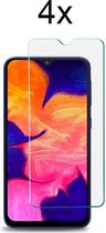 Samsung a10s screenprotector - Beschermglas Samsung galaxy a10s screen protector glas - screenprotector samsung a10s - 4 stuks