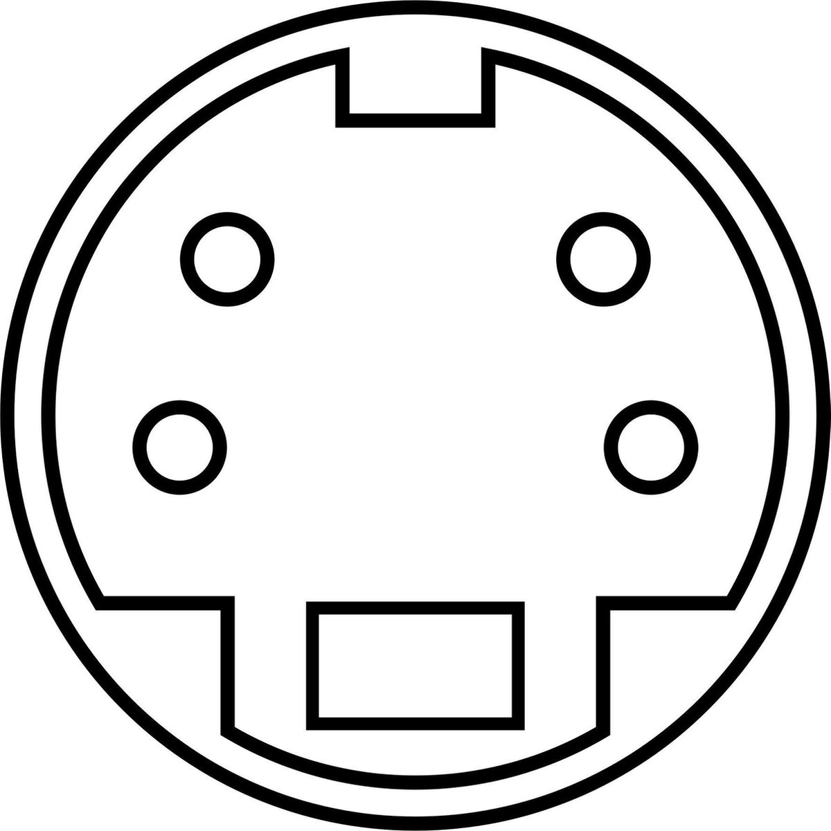 89949P - Câble InLine® S-VHS, PREMIUM, fiche plaquée or, mini DIN ST / ST 4 broches, 1 m
