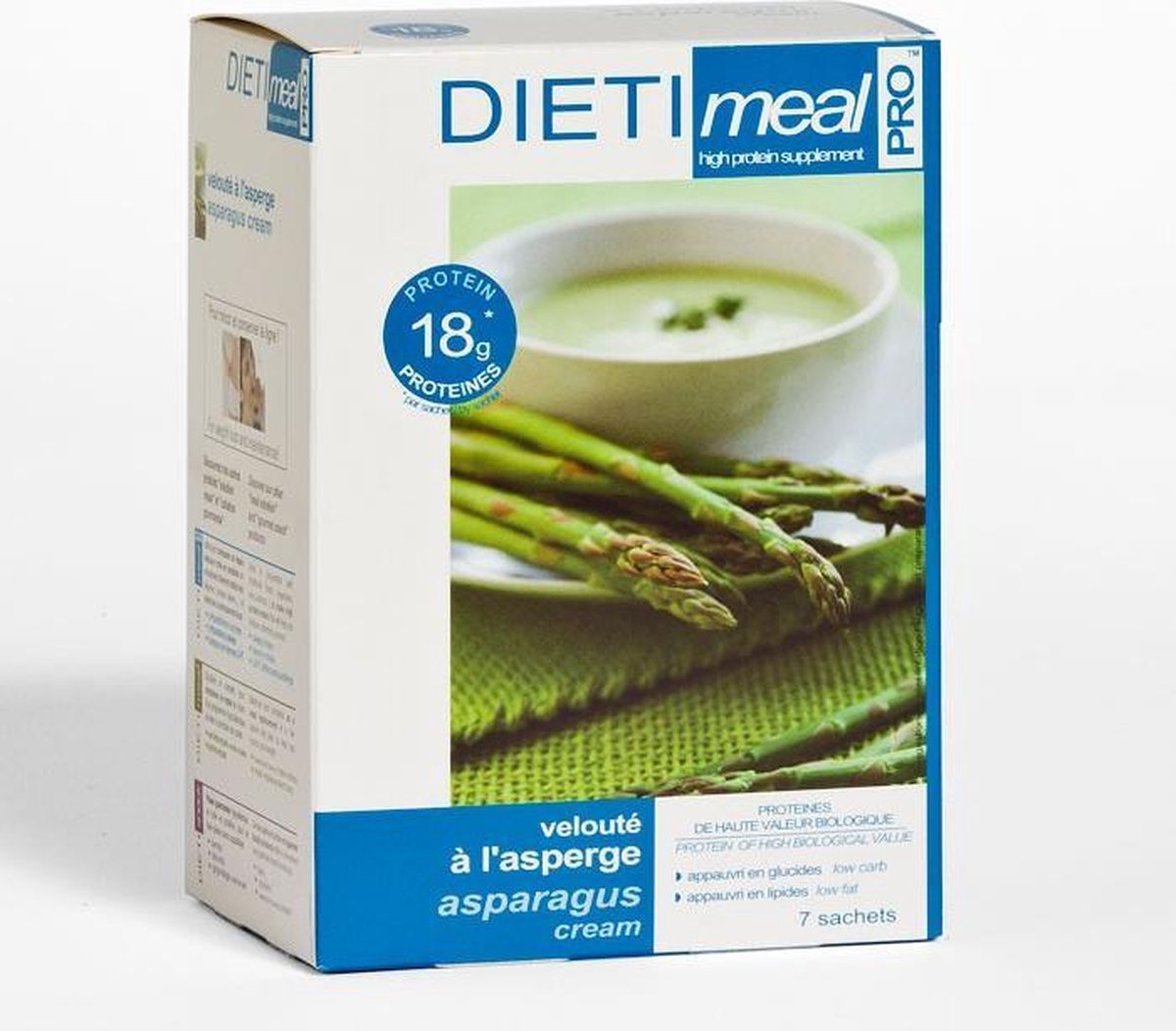 Goedkoopste Dieti Aspergesoep - 7 stuks - Maaltijdvervanger