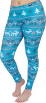 ZUMPREMA Foute kerst legging - Mint blauw