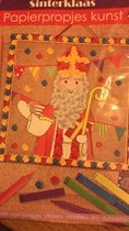 Sinterklaas papierpropjes kunst