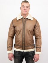 Lammy Coat - Shearling jacket - Bruin