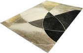 Vloerkleed - Streepjes Design - Diamond Deluxe - Goud-160 x 230 cm