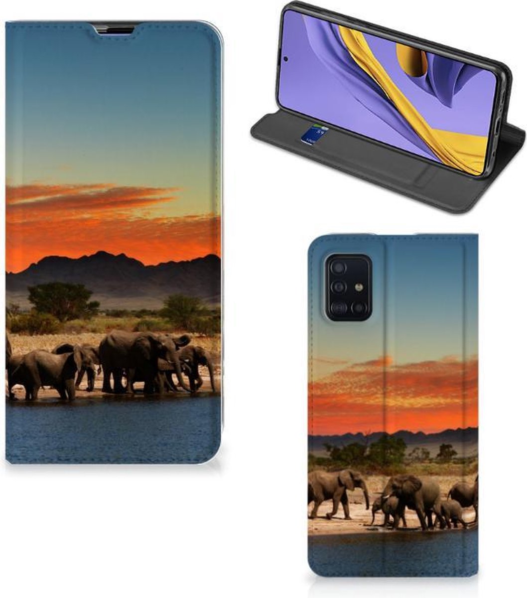 Samsung Galaxy A51 Hoesje maken Olifanten