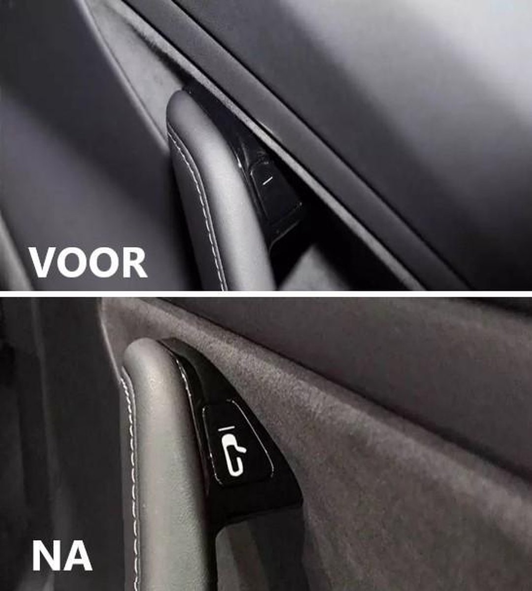 Tesla Model 3 Comfort Set Middenconsole Organizer en Deurknoppen Stickers  Auto