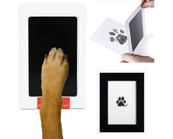 Pootafdruk maken van hond of kat | Eenvoudig en snel pootafdrukken | Prachtige herinnering / aandenken aan huisdier | Geen inkt aan poot | Must-have voor eigenaren honden / katten | Cadeautip!