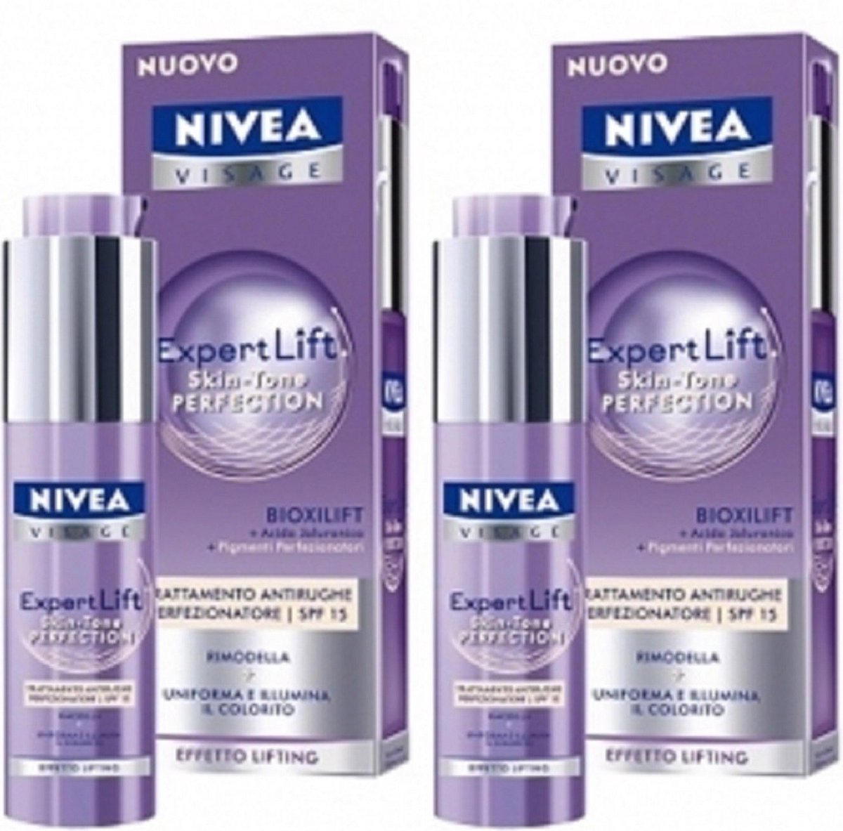 Nivea Visage Expert Lift Skin Tone Perfection 50ml Anti-Wrinkle Treatment(2  STUKS) | bol.com