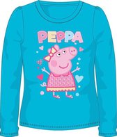 longsleeve peppa pig blauw maat 110