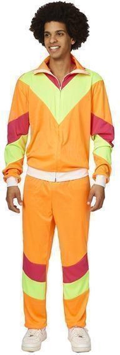 Trainingspak Carnaval Fluor Oranje - Maat 48