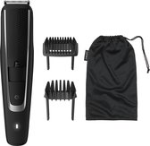 Philips BEARDTRIMMER Series 5000 BT5501/16 baardtrimmer Nat en droog Zwart