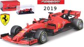 Ferrari Scuderia F1 #5 Sebastian Vettel Season Car 2019 + Helmet 1:43 rood