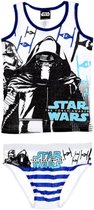 Aanbieding: 3 Star Wars ondergoed-set - Darth Vader & StormTrooper - Hemd & Onderbroek - Wit, Blauw, Grijs & Multi-kleur - 5/6 jaar - Zie foto's voor samenstelling