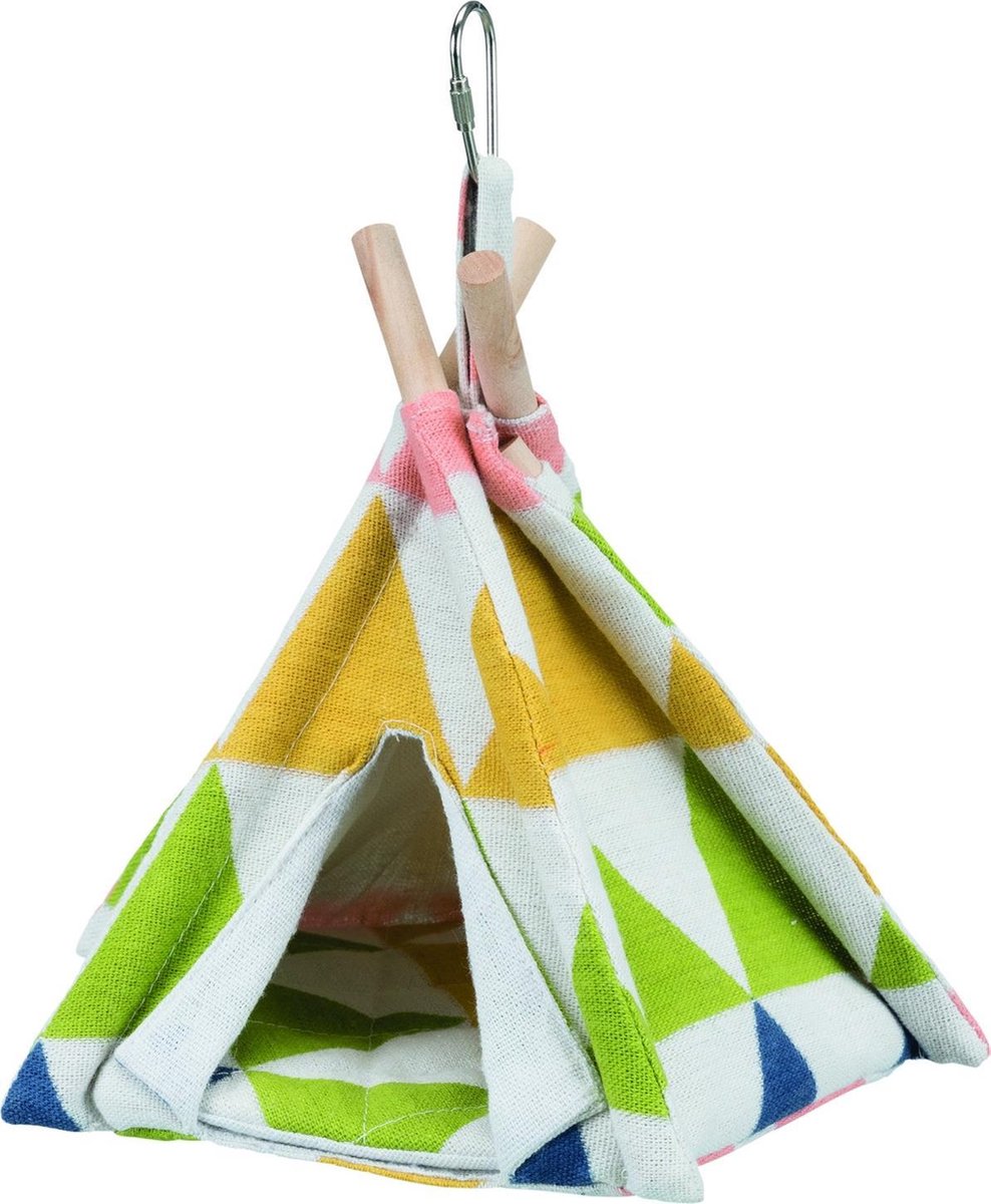 Trixie tipi tent vogel assorti 19x20x17 cm