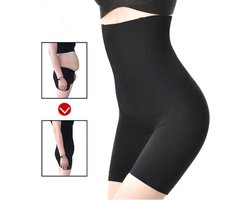 Shapewear voor billen, buik en dijen - corrigerend ondergoed high waist - zwart - maat M/L