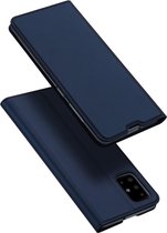 Luxe blauw agenda wallet hoesje Samsung Galaxy A51