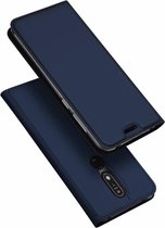 Nokia 7.1 hoesje - Dux Ducis Skin Pro Book Case - Blauw