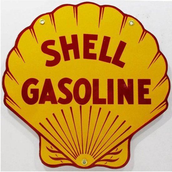 Shell Emaille Bord 12