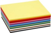 Gekleurd Karton, A6, 105x148 mm, 180 gr, diverse kleuren, 300 div vellen/ 1 doos | Knutselpapier | Knutselkarton