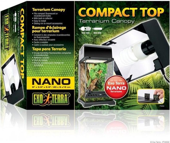 Compact Top Nano - 20x9x15 cm - XS - Exo Terra
