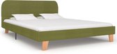 Bedframe Groen (Incl LW Anti kras Vilt) 140x200 cm - Bed frame met lattenbodem - Tweepersoonsbed Eenpersoonsbed