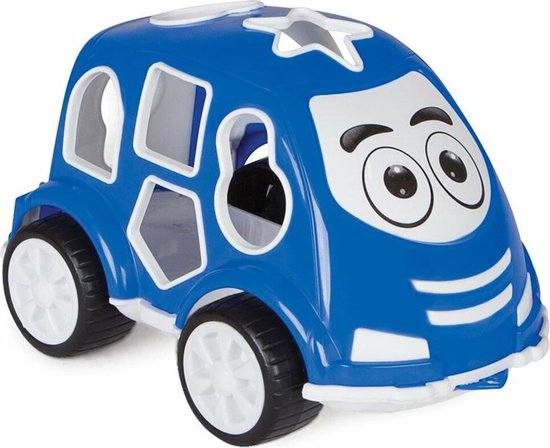 ontspannen Verwaarlozing Informeer Blauw Vormenstoof - Speelgoedwagen - Motoriek Speelgoed - Vanaf 1 jaar |  bol.com
