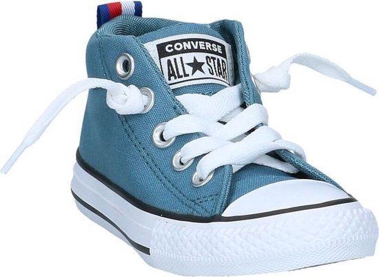 Blauwe Slip-on Sneakers Converse Chuck Taylor AS Street Mid Jongens 27 |  bol.com