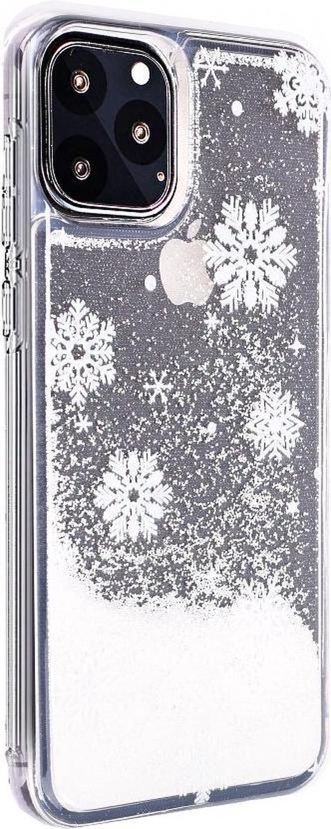 Winter back case TPU Geschikt voor iPhone X / Xs - sneeuwvlokken