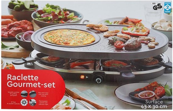 Coffret raclette - 8 personnes - Coffret raclette gourmet