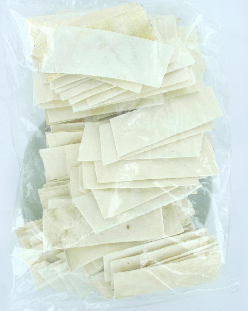 MEGA DEAL honden snack witte kauwlapjes 800 gram 3 stuks