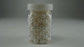 Parels en Parelspelden - tube pearl beads 220gr white 14mm