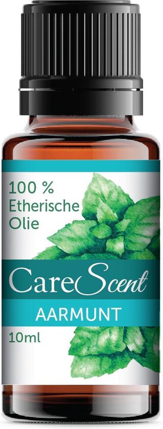 CareScent Aarmunt Olie | Etherische Olie | Essentiële Olie voor Aromatherapie | Munt | Aroma Olie | Aroma Diffuser Olie | Spearmint Olie - 10ml